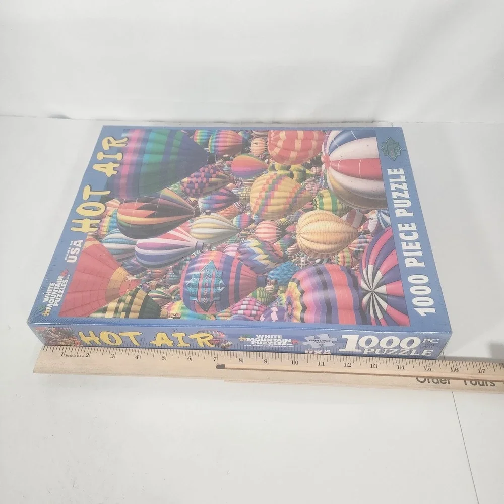 White Mountain HOT AIR 1000 Piece Jigsaw Puzzle #24819 Royce McClure NEW Sealed‎